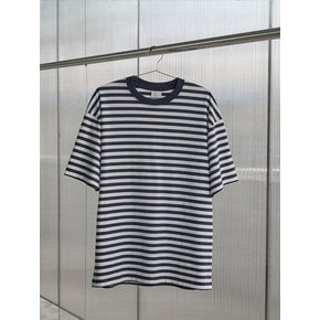 Basic LooseFit T-Shirt_Navy Stripe