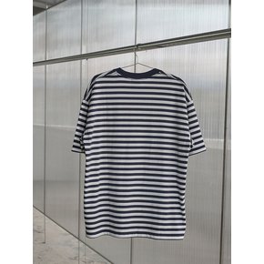 Basic LooseFit T-Shirt_Navy Stripe