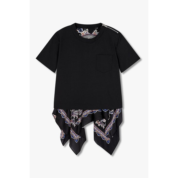 여성 페이즐리 프린트 슈팅 풀오버 6415320500000