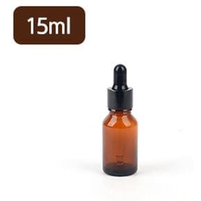 빛 차단 유리공병 스포이드형 실험실 갈색 15ml 2개 X ( 2세트 )