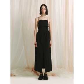 BACKLESS LONG DRESS - BLACK