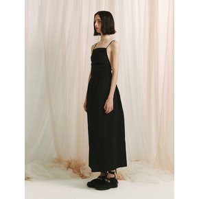 BACKLESS LONG DRESS - BLACK