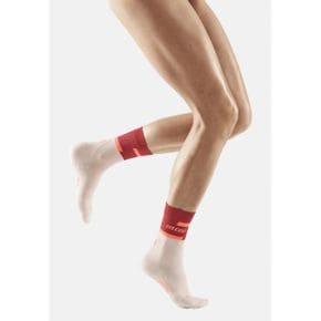 4395566 CEP THE RUN COMPRESSION SOCKS MID CUT WOMEN - MADE IN GERMANY Sports socks red off