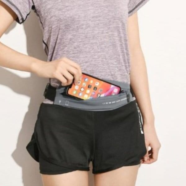 [옷자락] 남녀공용 방수 러닝 허리띠 스포츠 힙팩