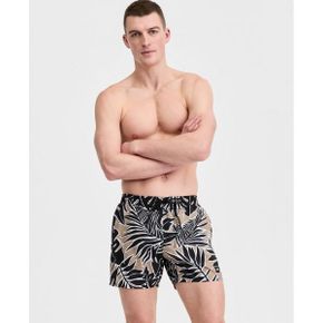 맨즈 5인치 Tropical 프린트 Swim Trunks - 탄 25245756 1389220