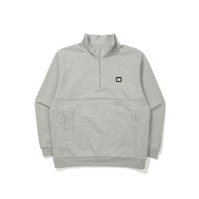 [공식](정상가 : 109,000원) 메쉬 텍스쳐 반집업 맨투맨 M.GREY