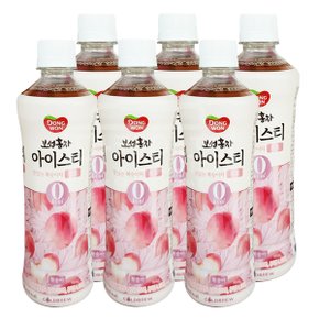 동원 보성홍차 아이스티 제로 복숭아 500ml x 6개