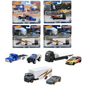 핫 휠(Hot Wheels) 팀 트랜스포트 어소트 [미니카 2대입 x4 세트 BOX 판매] [3세~] 986T-FLF56