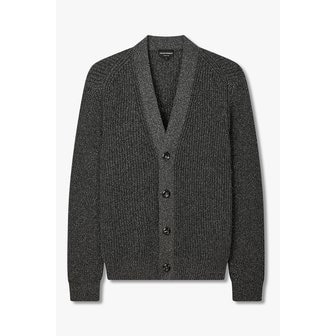 엠포리오아르마니 남성 와이넥 메탈릭 니트 가디건 A515328074000