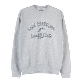 트랙 클럽 스웨트셔츠 TRACK CLUB CREWNECK HEATHER GRAY NAVY