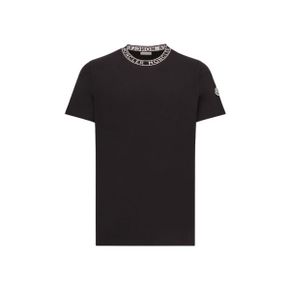 몽클레어 몽클레르 로고 티셔츠 블랙 - 24SS Logo T-Shirt Black