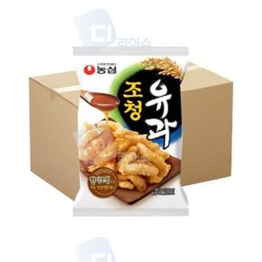 농심 조청유과 20봉 전통과자 봉지스낵 달콤바삭 간식 (WB8F3F5)