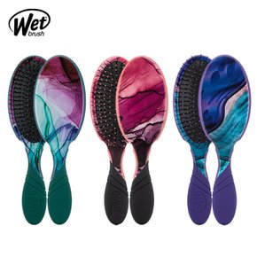 wet brush 프로 디탱글러 언내추럴네이처 헤어 드라이 브러쉬 두피 마사지 머리 빗