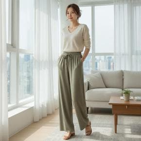 SD-262046 아이스쿨 차르르핏 모리카 와이드 바지 (S49376605)