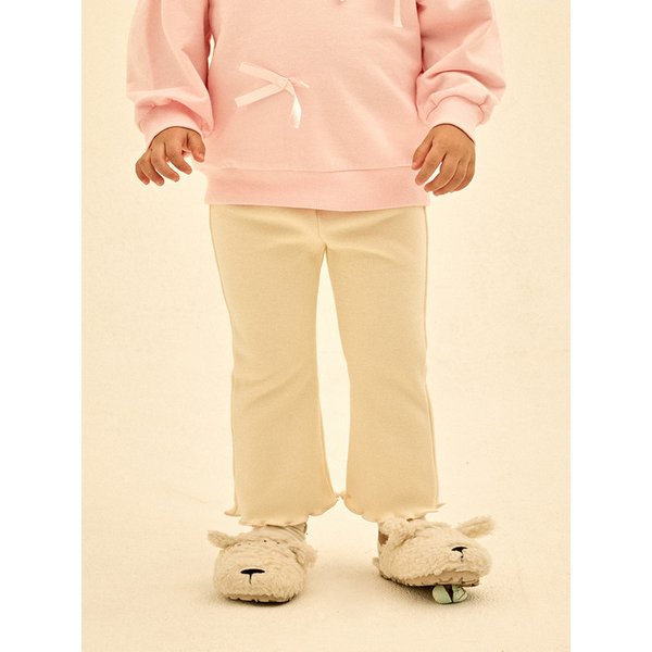 핑크하트 융기모 부츠컷 팬츠