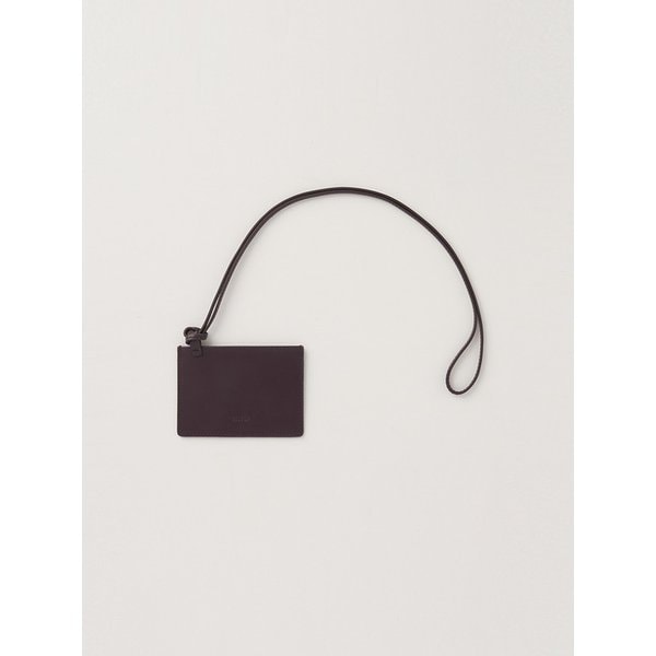CARD HOLDER NECKLACE - grape wine