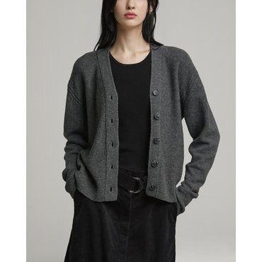 DKNY 울 블렌드 카디건 (DW2E7KCD058C)