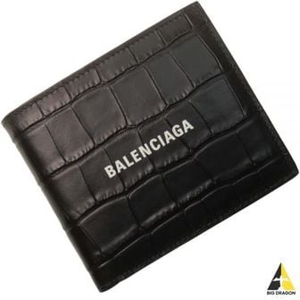 발렌시아가 발렌시아가 CASH SQ FOLD COIN WALLET (594315 1ROP3 1000) (캐시 폴드 코인 월렛)