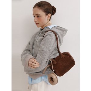 코이무이 Square Tote Bag brown suede