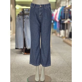 베네통 [파주점] 원턱 롱 해지 데님 팬츠 BADP55431-IN