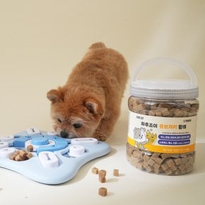 대용량 강아지 간식 미니 트릿 황태 약 1100알 노즈워크 칭찬 보상 교육 훈련용 간식