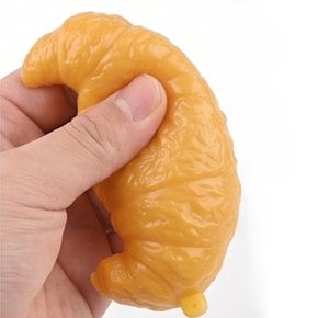 크루아상 크런치 슬랑이 빵모양 말랑이 스퀴시 촉감놀이 스트레스해소 장난감 키덜트 선물 귀여