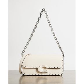 5020402 Coach Glovetanned Leather With Rivets Idol Bag 23 - Chalk 103514552