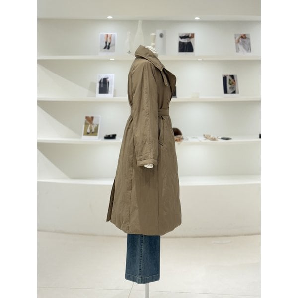 [여주점] 여성 벨티드 트렌치 구스 다운 (L24PSG047)
