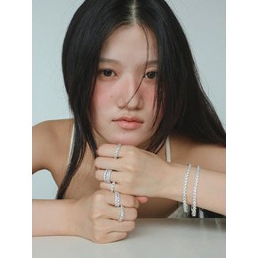 BEZEL 베젤 테니스 반지 [AQUAMARINE]