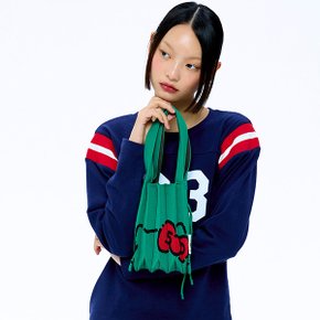 [7/25 예약배송] Lucky Pleats Knit S 50th Hello Kitty Jelly Green