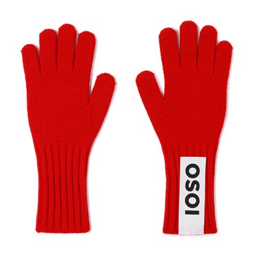 오소이 HEART PATCH GLOVE [RED]