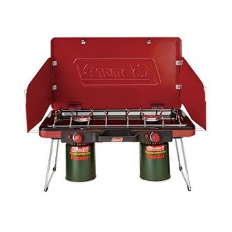  일본 콜맨 버너 스토브 Coleman Powerhouse LP 2Burner Stove 2 Red 2000021950 Genuine Japanes