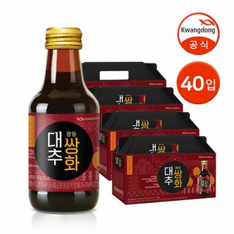 신세계라이브쇼핑 광동 대추쌍화 150ml 40병 / 쌍화차 전통차 건강음료