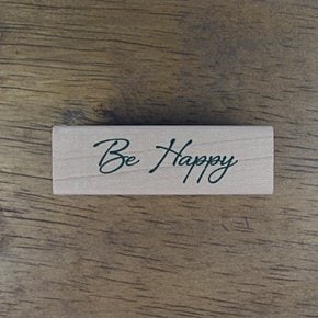 [메세지]필기체 Be Happy