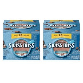 스위스 미스 마시멜로우 핫코코아 믹스 39g 50입 2팩 Swiss Miss Marshmallow Hot Cocoa Mix 1.3oz