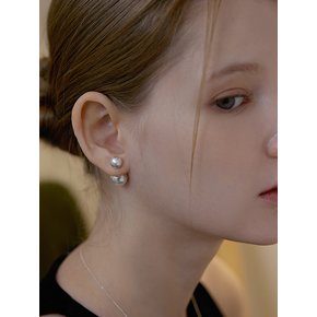 [연말 스페셜 6mm+10mm 진주귀걸이 증정] Matt pearl clutch earring