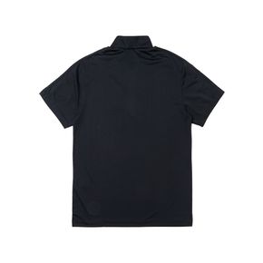 POP 멜란지 남성 반팔 짚업 티셔츠 DMM23285