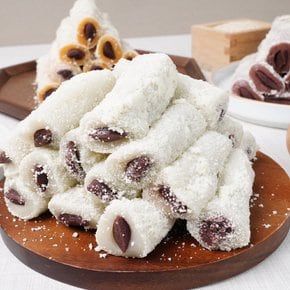 국내산 찹쌀로 만든 27cm 롱떡 카스테라 백말이떡 1kg