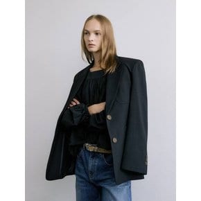 CLASSIC WOOL OUT POCKET JACKET / BLACK