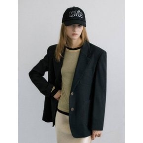 CLASSIC WOOL OUT POCKET JACKET / BLACK