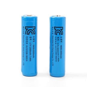 셀프집수리 충전용 건전지 배터리 KC인증 18650 2000mAh