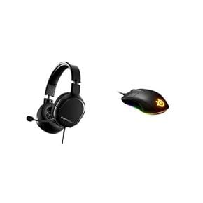 독일 스틸시리즈 게이밍 헤드셋 697037 SteelSeries Arctis 1 Gaming Headset Rival 3 Mouse