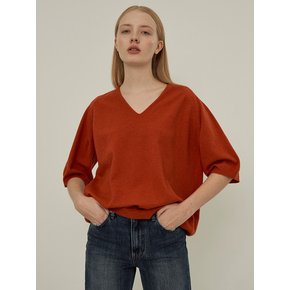 V-Neck Half Cashmere Blended Knitwear (7colors) VKNIT_021