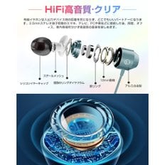 3.5mm HIFI 이어폰 유선 마이크 부착 음질 음량 조정 중저음 리모컨 부착 클리어 통화 고차음성