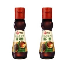 백설 통들깨 들기름 160ml x2개