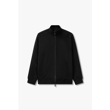 ARMANI EXCHANGE 남성 하이넥 로고 테이프 코튼 집업( A415131017) 블랙