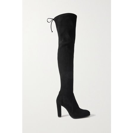 스튜어트와이츠먼 Highland Suede Over-the-knee Boots 블랙