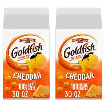  [해외직구]페퍼리지 팜 골드피쉬 체다치즈 크래커 850g 2팩 Pepperidge Farm Goldfish Crackers Cheddar 30oz