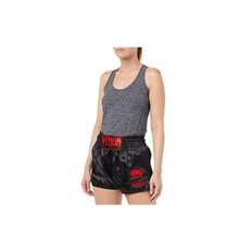 무에타이 쇼츠 복싱 격투기 Venum Muay Thai Shorts Classic Men black red, xl