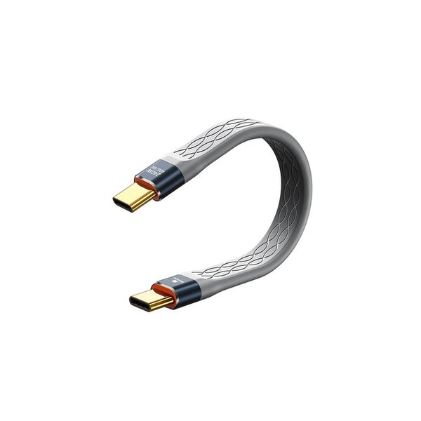 USB4 40Gbps 데이터 전송 240W 초고속충전 13cm 미니 케이블